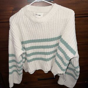 PINK ROSE | Stripe Knit Sweater